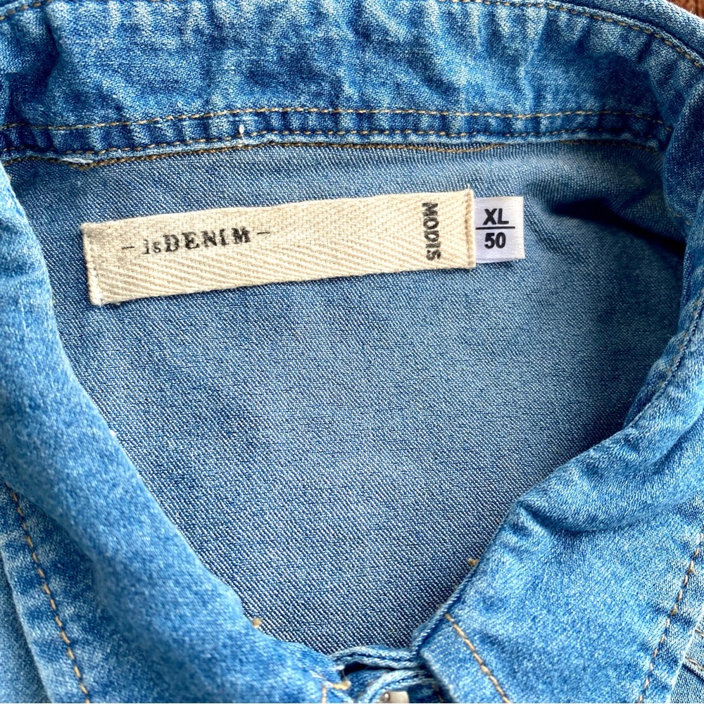 👗Denim Button down Shirt Dress or Kurti for Women👗 - Picture 3 of 9